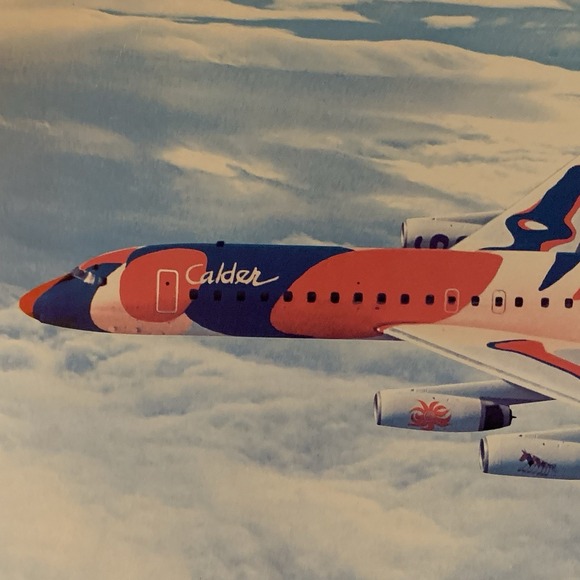 VTG Alexander Calder Braniff International Flying Colors South America Poster - Picture 3 of 11